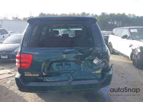 2002 Toyota Sequoia Limited V8 z USA, uszkodzony, nr VIN 5TDZT38A92S060064